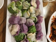 紫甘蓝锅巴馅饺子-宝源饺子(麦子店街店)