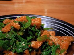 菠菜拌面筋-胖老汉椒麻鸡清真新疆菜(西御街店)