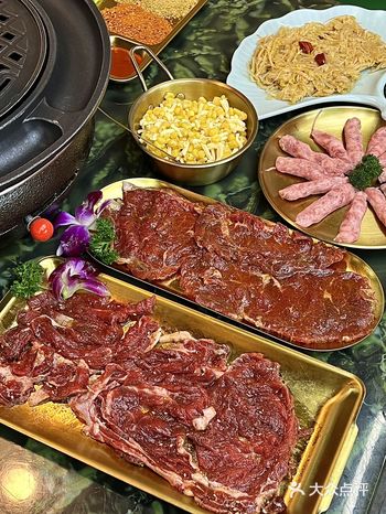 性价比超高的炭火烤肉️
