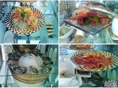 刺身、生蚝、萨拉米-翡翠36餐厅(浦东香格里拉店)