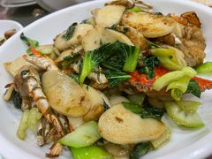 白蟹炒年糕-红灯笼龙凤饭店(宁波老字号店)