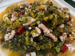 酸菜炒鱿鱼-温岭人家(红花北路店)