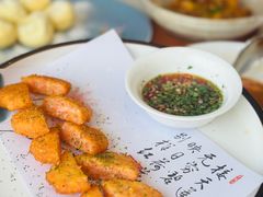 山药鲜虾饼-南山鲜虾面·活鲜小馆·海味大连菜(南山总店)