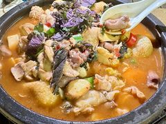 招牌鱼杂煲-大富蚝乌东哥饭店·石锅鱼杂·柠檬鸭(革新路店)