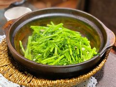 啫啫虾酱空心菜-熠盛粤味(永康路店)