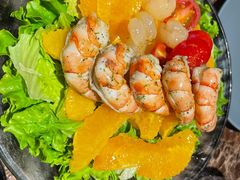 橙子老虎虾沙拉-Let'sBURGERplus·非常创意汉堡(三里屯店)