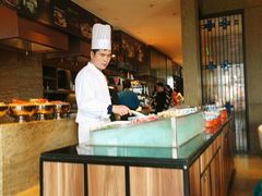 自助取餐区-上海金桥红枫万豪酒店-万豪中餐厅