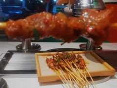 -山野的朋友露营炭火烤肉