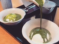 抹茶味冰激凌-蟹道乐(道顿堀本店)