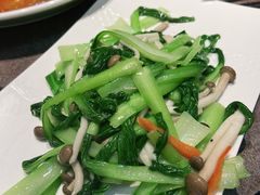 小蘑菇炒青菜-贯贯吉·清真餐厅(浙江中路店)