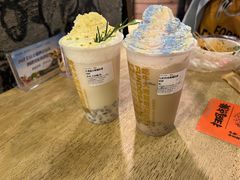 七彩丹霞青稞奶茶-放哈·甜醅子奶茶创造者(正宁路店)