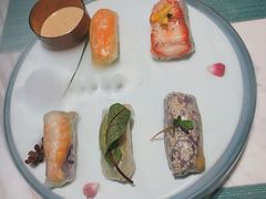 漫步花开彩虹卷-蜜桃花开·中西融合菜E&W(南长街店)