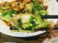 鲜虾韭菜鸡蛋饺子-三姐妹餐厅(曲江店)