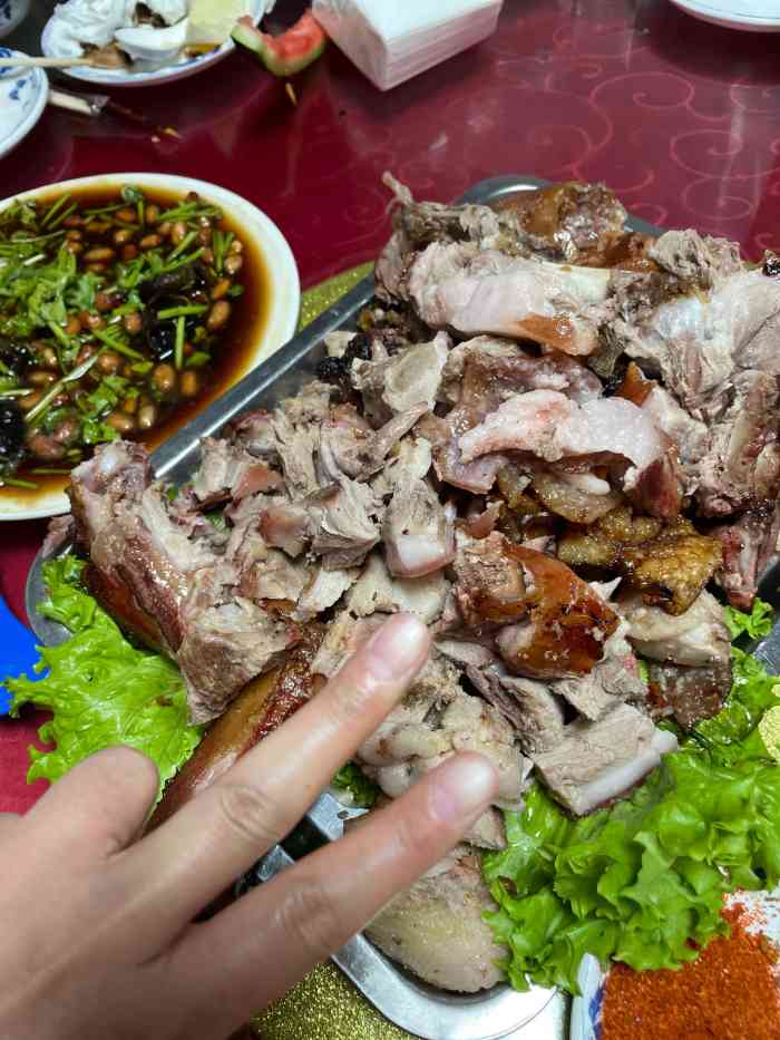 沂源大锅全羊-"这家店的店面在一个小道上,如果不是因为定.