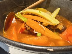 红葡萄酒焖牛尾-野蔓果·山野菜(西湖景区·龙井茶田店)