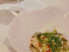 帝王蟹蟹肉烩饭配甜豆和莳萝-Jean Georges