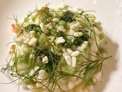 帝王蟹蟹肉烩饭配甜豆和莳萝-Jean Georges