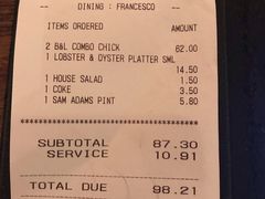 账单-Burger & Lobster(Dean Street)