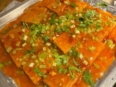 铁板包浆豆腐-绿茶餐厅(西单老佛爷店)