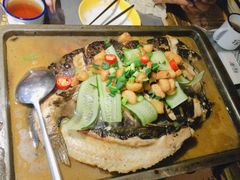 蒜香味-探鱼·鲜青椒爽麻烤鱼(中天广场店)