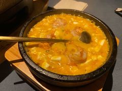 石锅虾球海胆豆腐-山里亲戚(淞虹路店)