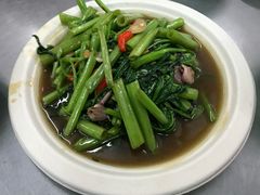 蚝汁空心菜-红大哥水门鸡饭(總店)