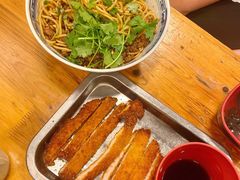干拌辣肉糜面-长寿粗面馆(殷高西路店)