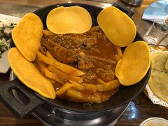 黄花鱼土豆一锅出-富源东北春饼店(翠竹店)