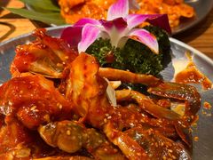 -明洞阿姨·韩式酱蟹烤肉·创意料理(三元桥店)