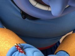 -小镇影院迪士尼小熊Duffy与他的朋友合影地