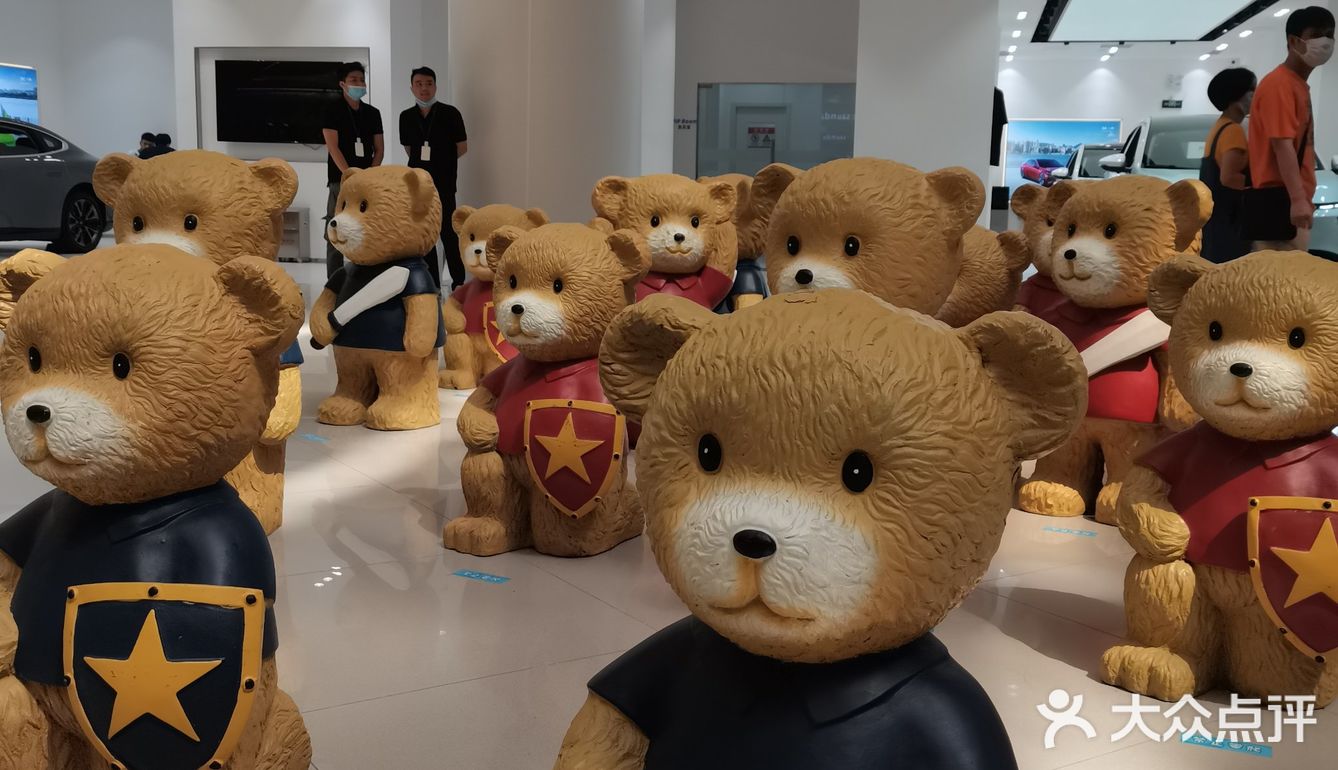 来奥园广场看泰迪熊了！