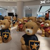 来奥园广场看泰迪熊了！