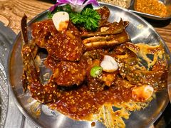 -明洞阿姨·韩式酱蟹烤肉·创意料理(三元桥店)