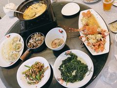 蒜蓉地瓜叶-达叔香味海鲜(海棠68环球美食街店)