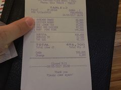 账单-Bamboo Bar & Grill Restaurant