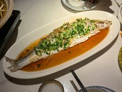 川椒蒸翘嘴鱼-筱爷叔·上海传统手工菜(玉树路店)