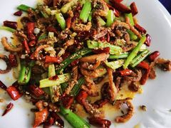干煸鱿鱼-小油饼酱骨头炖菜(光机净月小区店)