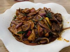 爆炒猪肝-素勤饮食店(城头巷店)