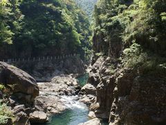 景点-楠溪江石桅岩