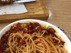 -歹歹的加个面过油肉拌面