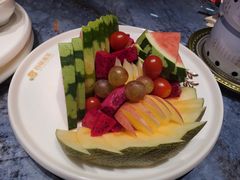 水果拼盘-百草滩羊清水涮羊肉·清真·宁夏盐池滩羊(莲花桥店)
