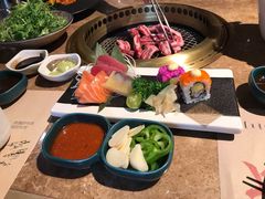 刺身寿司小拼-额尔敦牛厨师铜板烧