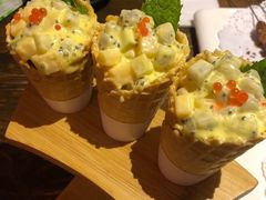 甜筒牛油果沙拉-锦上中式酒馆(南内环店)