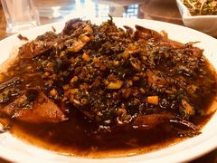 咸菜炒猪肝-双塔老饭店