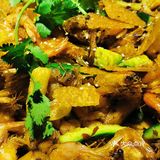 里面的芋头条味道很好！