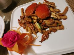 鲜蟹炒年糕-日出青木·杭帮菜名店