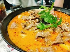 自制不老牛肉汤锅-付掌柜在成都·热炒砂锅集(金禾店)