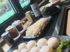 口蘑-石煎故事健康烤肉