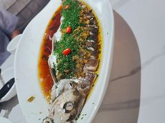 沙葱脆椒翘嘴鱼-3号仓库·创意中国菜(新世界城店)