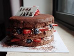 熔岩巧克力裸蛋糕-PETIT PARIS 小巴黎(花园道店)